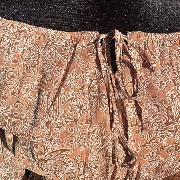 Promesa Peach Floral Off-Shoulder Maxi Dress - Picture 7 of 11